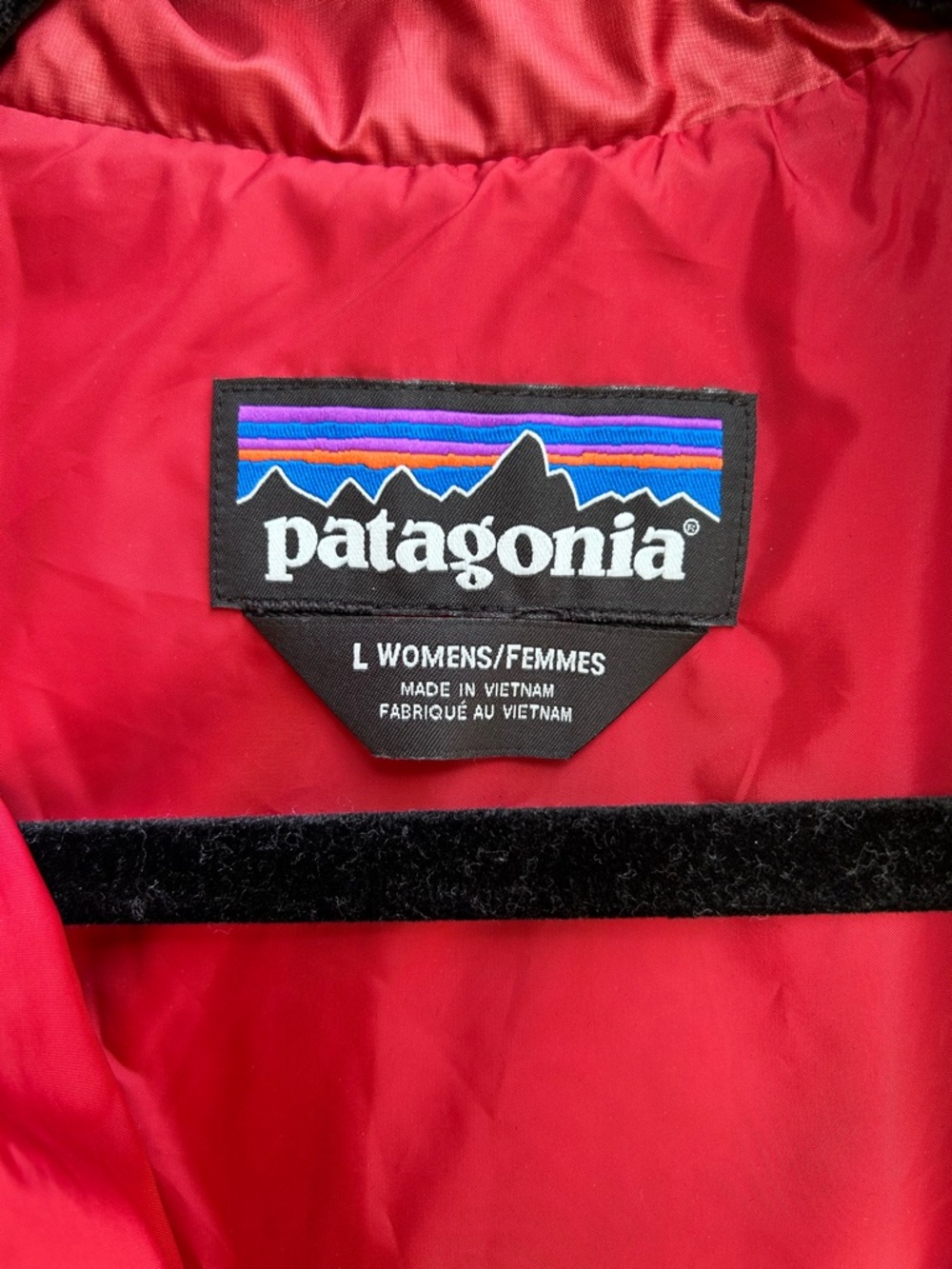 Patagonia Nano Puff Parka Puffer Coat Molten Lava Red Women's Size Large - Picture 5 of 10